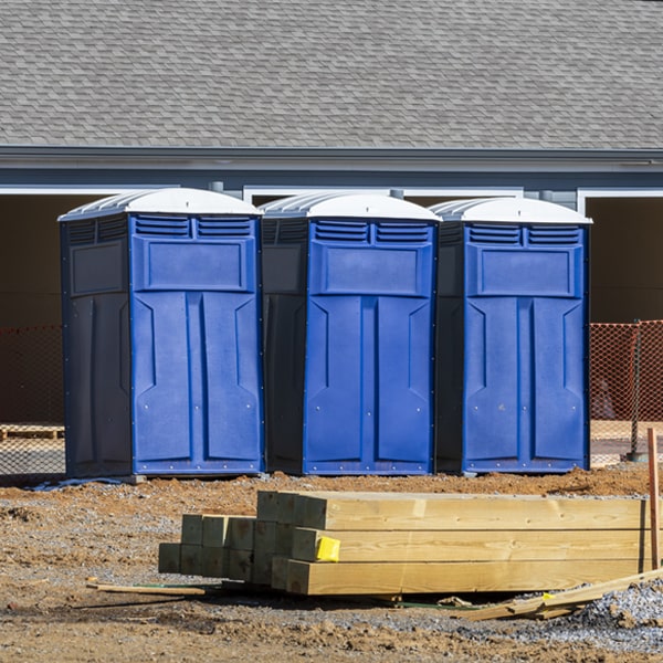 what is the expected delivery and pickup timeframe for the porta potties in Long Pine NE